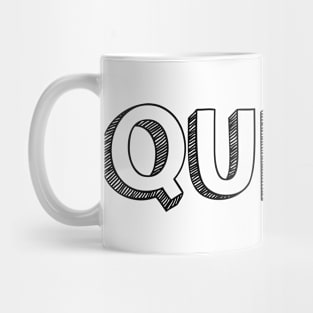 Queen <\\> Typography Design Mug